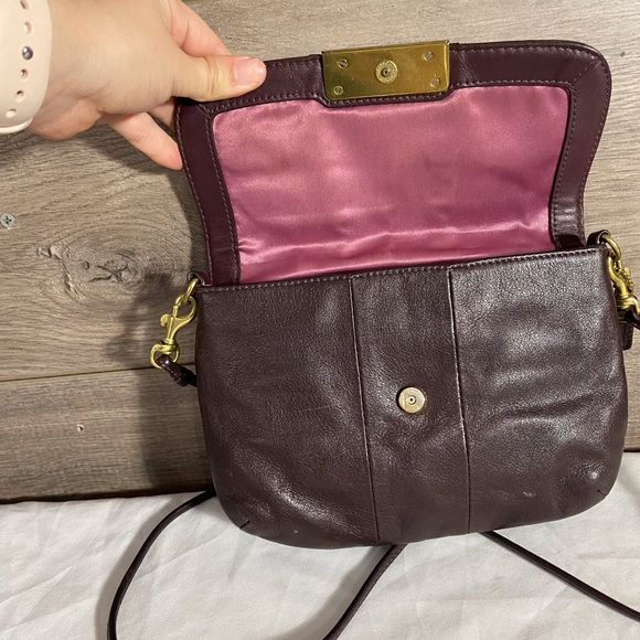 Purple Coach Cross body Bag - Picture 5 of 8